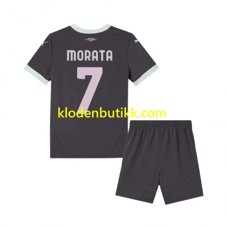 AC Milan Morata 7 Barn Tredje Fotballdrakt 2024/25 Kortermet